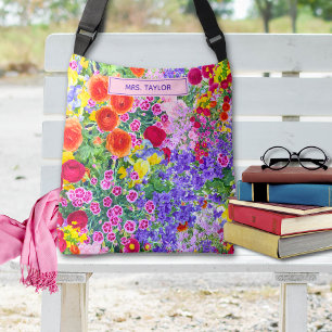 Bolso Cruzado Graduación floral gracias - regalo para el profeso
