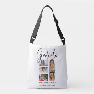 Bolso Cruzado Graduado Elegante Script Multifoto Graduado