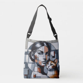 Bolso Cruzado Graffiti Cat Lady Stylish Tote Bag