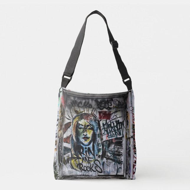 Bolso Cruzado Graffiti Guay Modern Urban Street Art (Anverso)