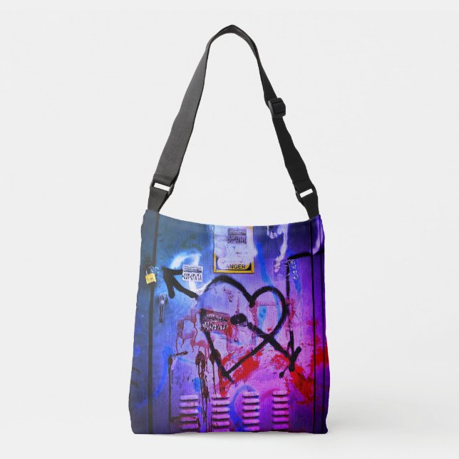 Bolso Cruzado Graffiti Love (Anverso)