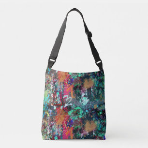 Bolso Cruzado Graffiti Wall and Spray Paint Splatt