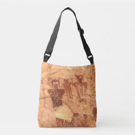 Bolso Cruzado Gráfico Utah de Arte de Rock del Cañón Sego