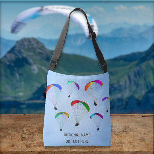 Bolso Cruzado Gráficos con temática parapente - colorido persona