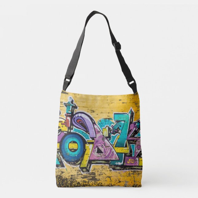 Bolso Cruzado Grafiti, Grundarfjordur, Islandia (Reverso)