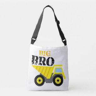 Bolso Cruzado Gran Bro Construcción Camión de volquete amarillo