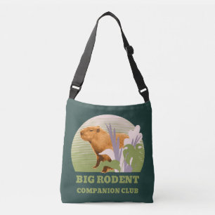 Bolso Cruzado Gran Club de Compañeros de Roedores Capibara