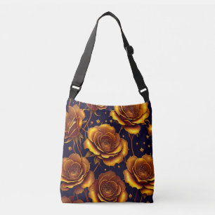 Bolso Cruzado Gran colección de Rosas de moda Gold de lujo