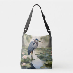 Bolso Cruzado Gran garza azul