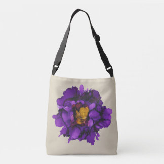 Bolso Cruzado Grasa cultivable/púrpura floral