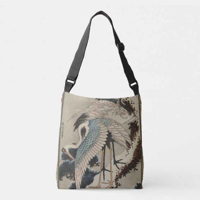 Bolso Cruzado Grasas en una nieve cubierta Hokusai (Anverso)