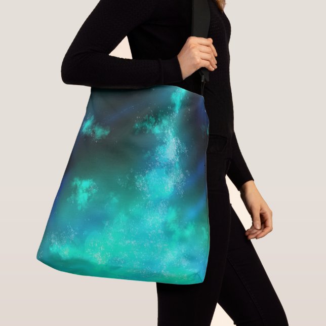 Bolso Cruzado Green de Esmeralda Nocturna (Detalle)