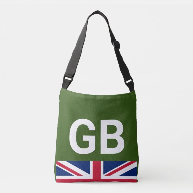 Bolso Cruzado Green de la Carreras británica (Anverso)