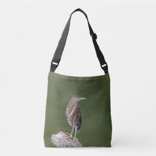 Bolso Cruzado Green Heron en un blog
