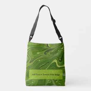 Bolso Cruzado Green Swirls