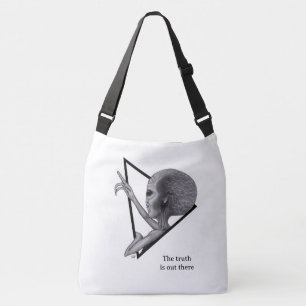 Bolso Cruzado Grey Alien, la verdad está ahí fuera