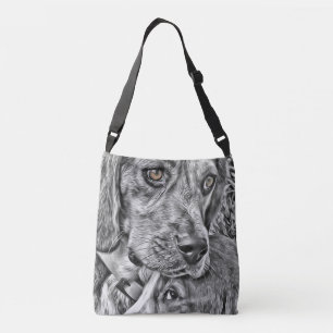 Bolso Cruzado Grieving Hound Dogs Beagle and Basset