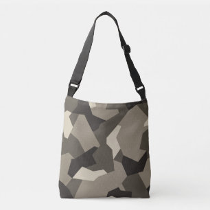 Bolso Cruzado Gris avanzado de camo sueco