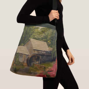 Bolso Cruzado Gristmill, por Gary Poling