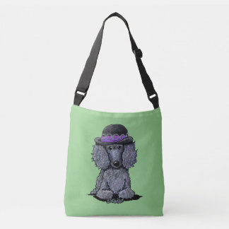 Bolso Cruzado Groovy Black Poodle Crossbody Bag