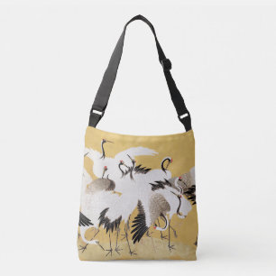 Bolso Cruzado Grúas japonesas vintage pájaro rico clásico