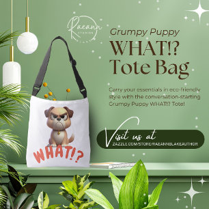 Bolso Cruzado Grumpy Puppy Tote Bag