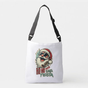 Bolso Cruzado Guay divertido Santa Claus con gafas de sol - Ho-h