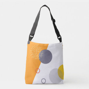 Bolso Cruzado Guay, ilustracion geométrico único, moderno y de m