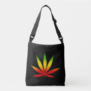 Bolso Cruzado Guay Rasta Leaf Reggae Colores Jamaica
