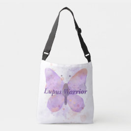 Bolso Cruzado Guerrero de Lupus Mariposa Púrpura  