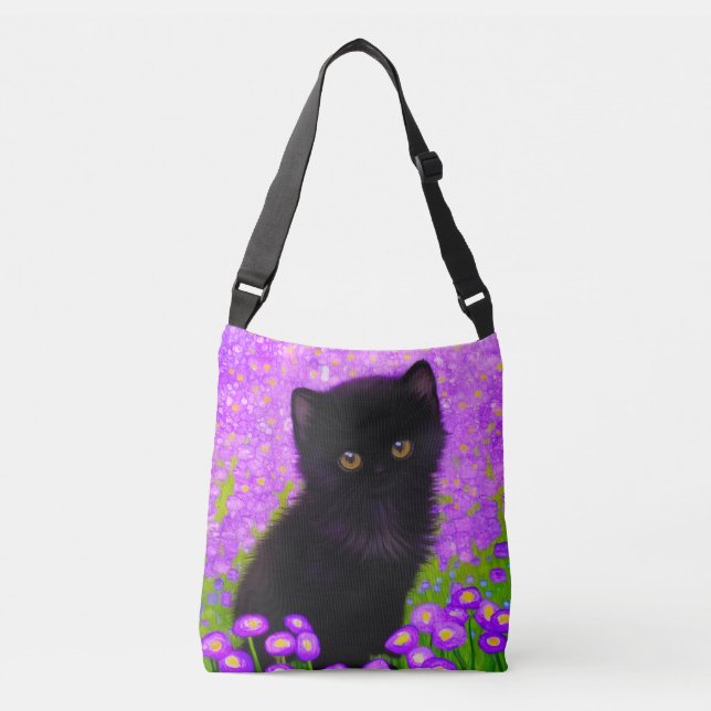 Bolso Cruzado Gustav Klimt Cat (Anverso)