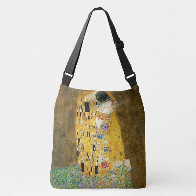 Bolso Cruzado Gustav Klimt La Pintura Art Nouveau del Kiss (Anverso)