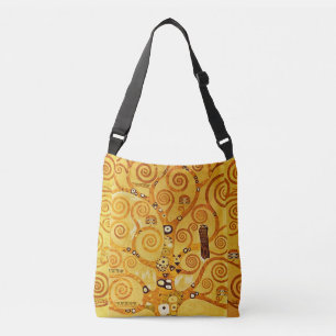 Bolso Cruzado Gustav Klimt Nouveau, árbol de la vida