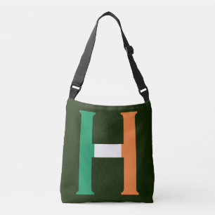 Bolso Cruzado H Monograma sobrepuesto en cbcnt de bandera irland