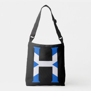 Bolso Cruzado H Monograma sobrepuesto en cbcnt de la bandera esc