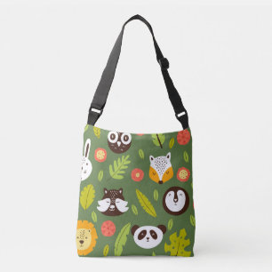 Bolso Cruzado Habitantes de bosques: Patrón de niños escandinavo