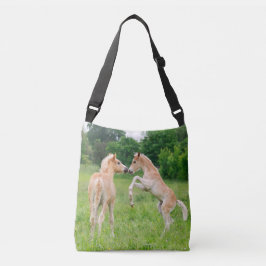 Bolso Cruzado Haflinger Horses Cute Fotografías Traseras - Cross