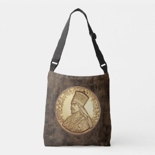 Bolso Cruzado Haile Selassie - Jah Rastafari reggae Roots Bag -