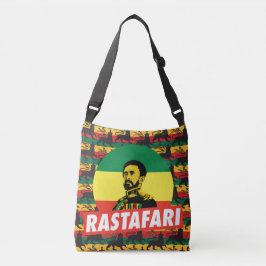 Bolso Cruzado Haile Selassie - Jah Rastafari reggae Roots Bag -