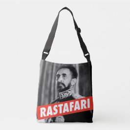 Bolso Cruzado Haile Selassie - Jah Rastafari reggae Roots Bag -