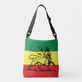 Bolso Cruzado Haile Selassie - Lion of Judah reggae Roots Bag -
