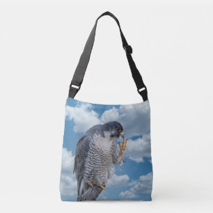 Bolso Cruzado Halcón Peregrino a lo largo del río Hudson
