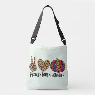 Bolso Cruzado Halloween de amor por la paz