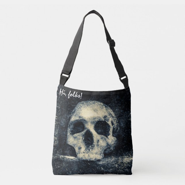 Bolso Cruzado Halloween Horror Skull (Anverso)