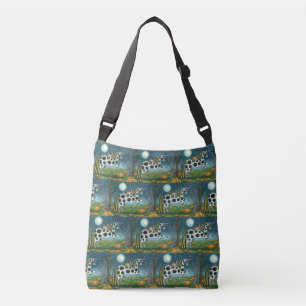 Bolso Cruzado HALLOWEEN PONY Y BAT CAT Whimsical Horse