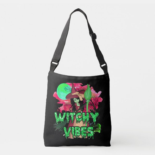 Bolso Cruzado Halloween Witchen Vibes (Anverso)