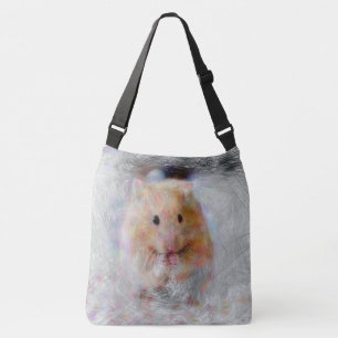 Bolso Cruzado hámster artístico animal