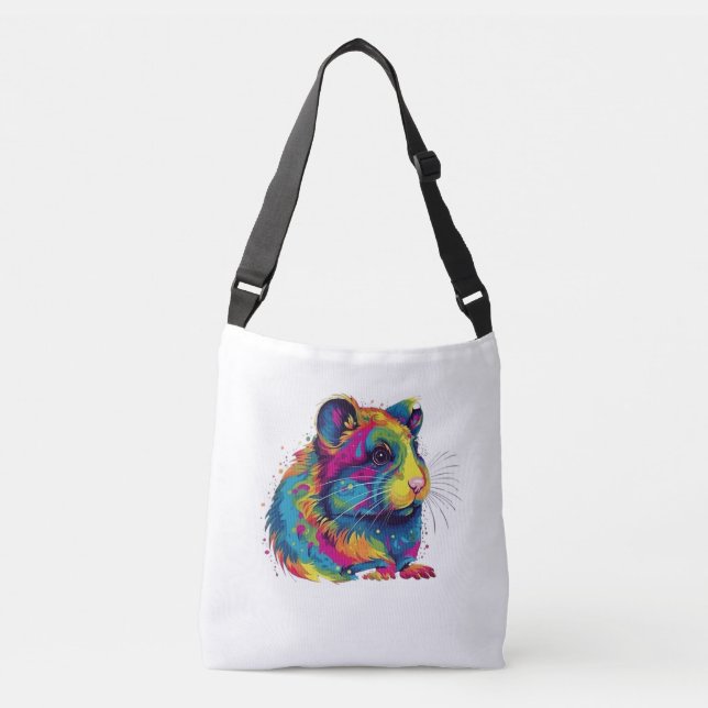 Bolso Cruzado hámster lindo (Anverso)