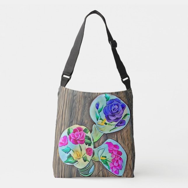 Bolso Cruzado Happy Lilys (Anverso)