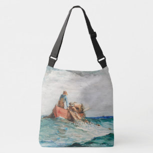 Bolso Cruzado Hauling In The Nets (1887) De Winslow Homer